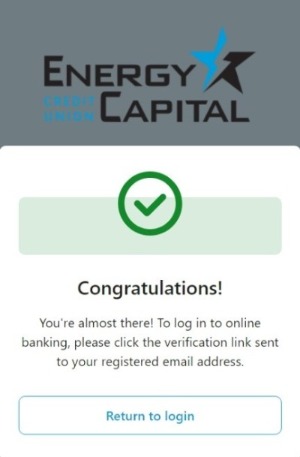 Online Banking Login Success